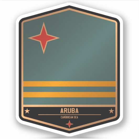 Aruba Sticker (Voorkant)