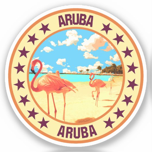 Aruba Sticker (Voorkant)
