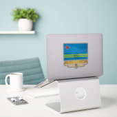 Aruba Sticker (Laptop op bureau)