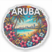 Aruba Sticker (Voorkant)