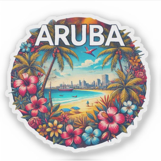 Aruba Sticker (Voorkant)