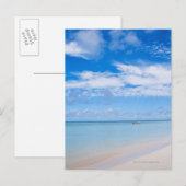 Aruba, strand en zee briefkaart (Voorkant / Achterkant)