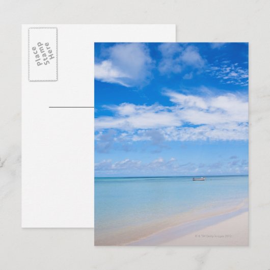 Aruba, strand en zee briefkaart (Voorkant / Achterkant)