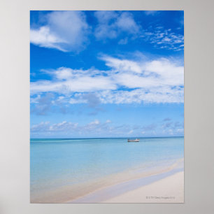 Aruba, strand en zee poster