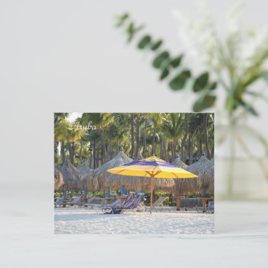 Aruba, Strand, Fotografie, Briefkaart (Staand voorkant)