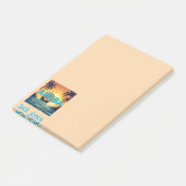 Aruba strand kleur personaliseren post-it® notes (Schuin)