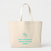Aruba strandzak grote tote bag (Voorkant)