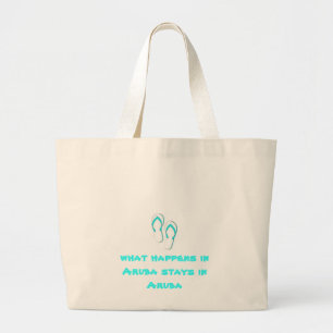 Aruba strandzak grote tote bag