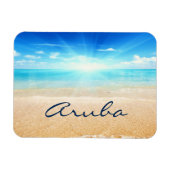 Aruba strandzonnopster magneet (Horizontaal)