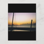 Aruba Sunset Briefkaart (Voorkant)