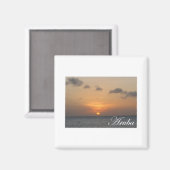 Aruba Sunset Magneet (Voorkant / Achterkant)
