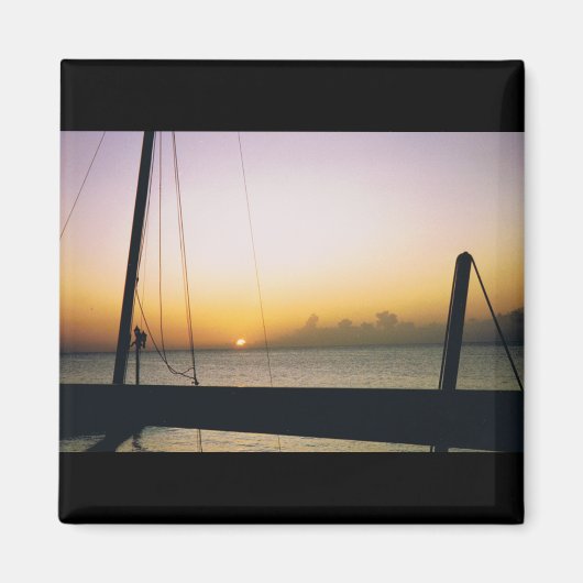 Aruba Sunset Magneet (Voorkant)