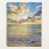 Aruba Sunset over Verplaatsend Zee Planner (Voorkant)