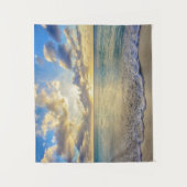 Aruba Sunset over Verplaatsend Zee Wandkleed (Voorkant)