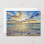 Aruba Sunset over Zee verplaatsen Briefkaart (Voorkant / Achterkant)