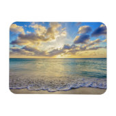 Aruba Sunset over Zee verplaatsen Magneet (Horizontaal)