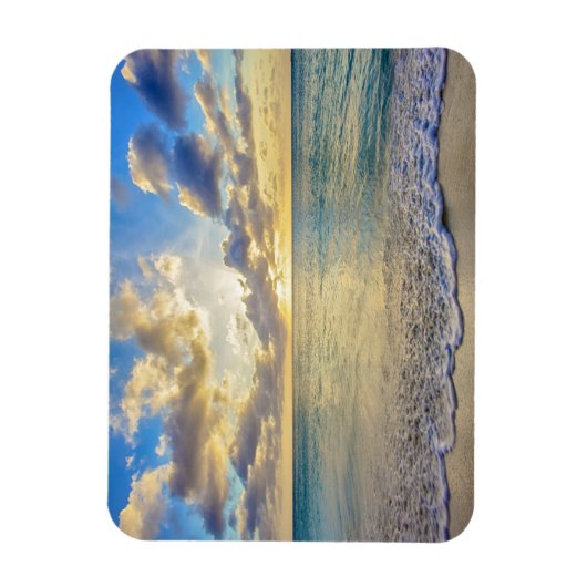 Aruba Sunset over Zee verplaatsen Magneet (Verticaal)