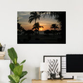 Aruba Sunset Poster (Thuiskantoor)