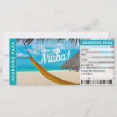 Aruba Surprise Trip boarding Pass Cicket (Voorkant)