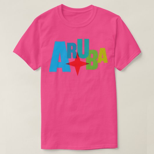 Aruba T-shirt (Design voorkant)
