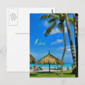 Aruba Tiki Hut Briefkaart (Voorkant / Achterkant)