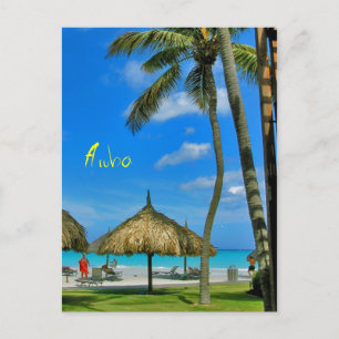 Aruba Tiki Hut Briefkaart