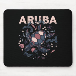 Aruba Travel Zomervakantie Arubaanse schildpad Tro Muismat