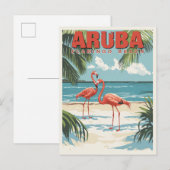 Aruba - Tropical Paradise Travel Briefkaart (Voorkant / Achterkant)