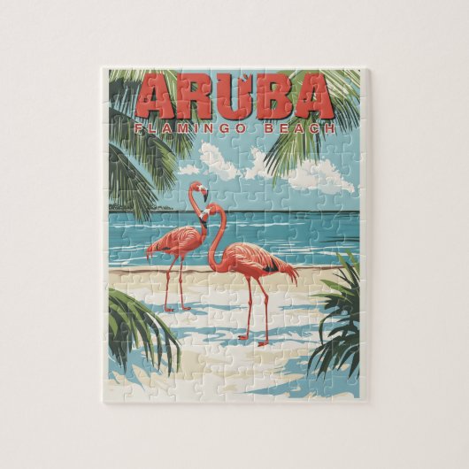 Aruba - Tropisch Paradijs Reizen Legpuzzel (Verticaal)