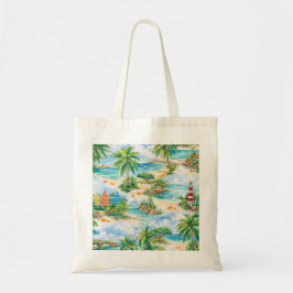 Aruba Tropisch Strand Collage Tote Bag