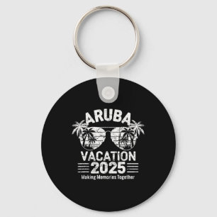 Aruba Vakantie 2025 Familie Reizen T-shirt Leuke V Sleutelhanger