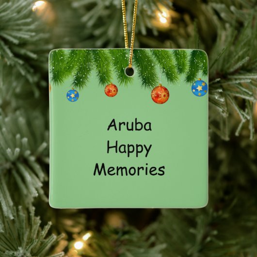 Aruba Vakantie Ornament (Boom)