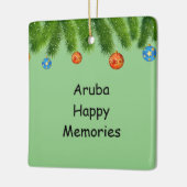 Aruba Vakantie Ornament (Links)