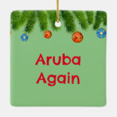 Aruba Vakantie Ornament (Achterkant)