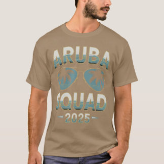 Aruba Vakantie Squad 2025 Bijpassende Familie Vaka T-shirt