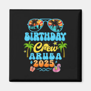 Aruba Verjaardag Crew Vakantiecruise 2025 Zomer GR Magneet