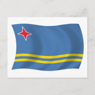 Aruba Vlag Ansichtkaart Briefkaart
