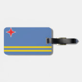 Aruba-vlag Bagagelabel (Achterkant horizontaal)
