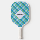 Aruba vlag betegeld gepersonaliseerd pickleball paddle (Voorkant)