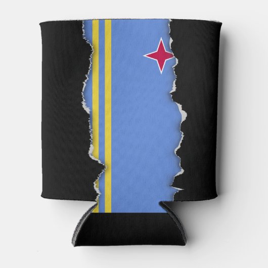 Aruba-vlag Blikjeskoeler (Voorkant)