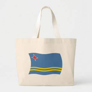 Aruba Vlag Boodschappentas Grote Tote Bag