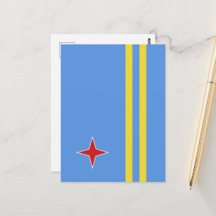 Aruba-vlag Briefkaart