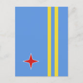 Aruba-vlag Briefkaart (Voorkant)
