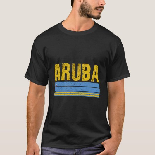 Aruba Vlag De Aruba S T-shirt (Voorkant)
