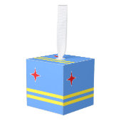Aruba-vlag Decoratie (Voorkant hoekig)