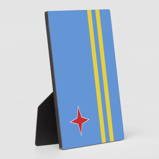 Aruba-vlag Fotoplaat (Zijkant)