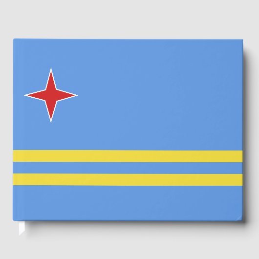 Aruba-vlag Gastenboek (Voorkant)