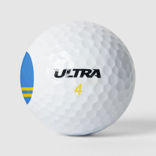 Aruba vlag Golf Balls Golfballen (Logo)