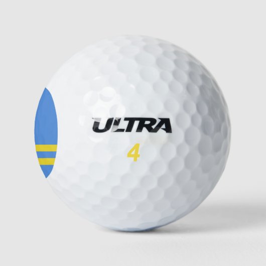Aruba-vlag Golfballen (Logo)