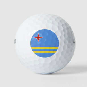 Aruba-vlag Golfballen